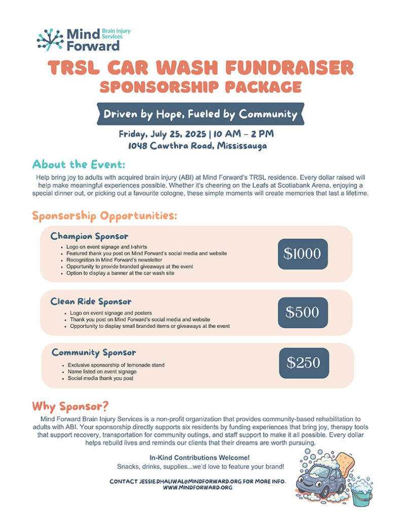 TRSL Car Wash Fundraiser - Flyer Sponsorship Page 2